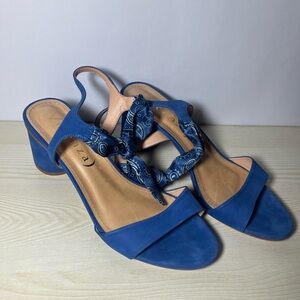 Vicenza Bandana Bow Heeled Sandals